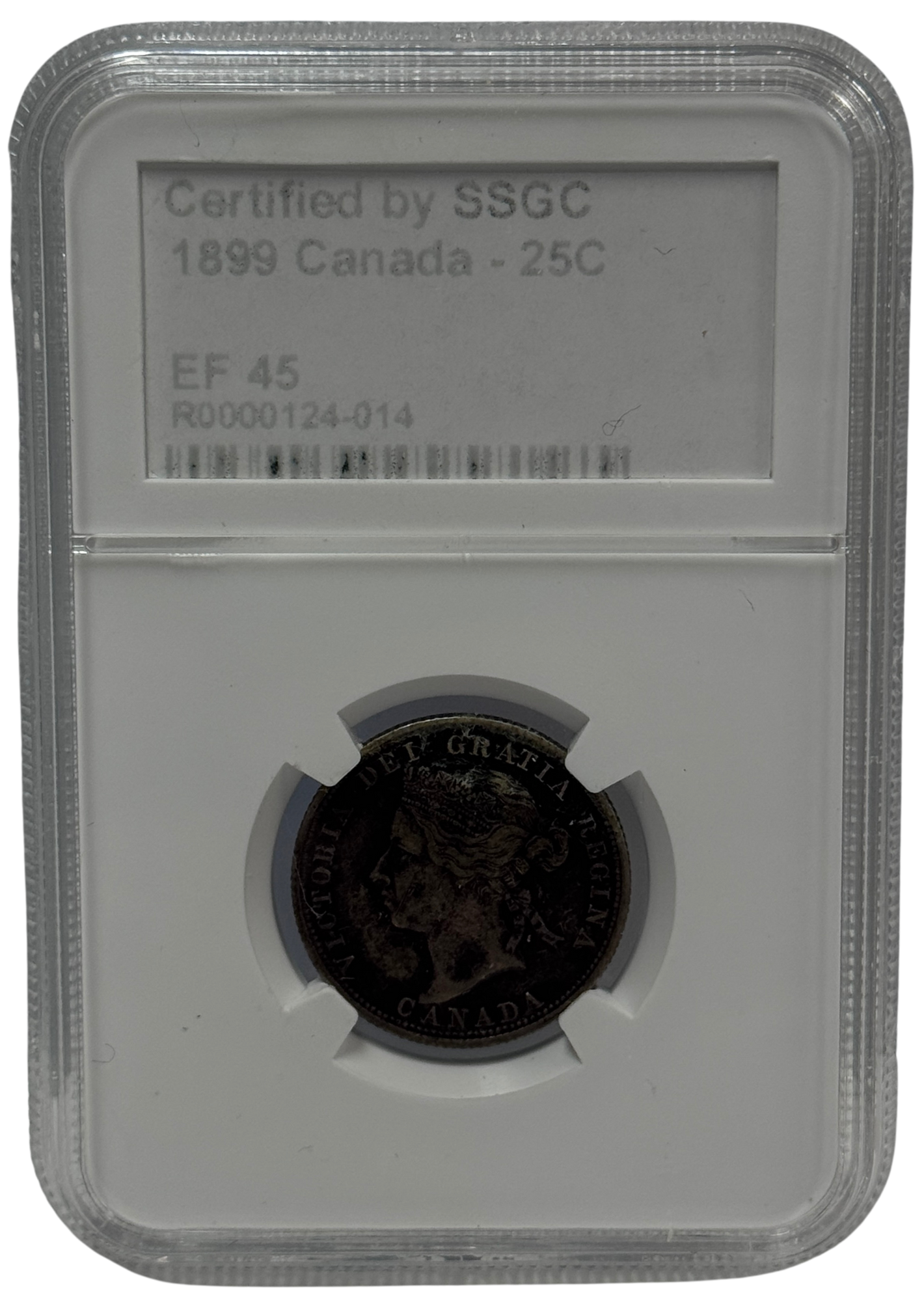 1899 25 CENT CANADA – EF 45 - GRADED