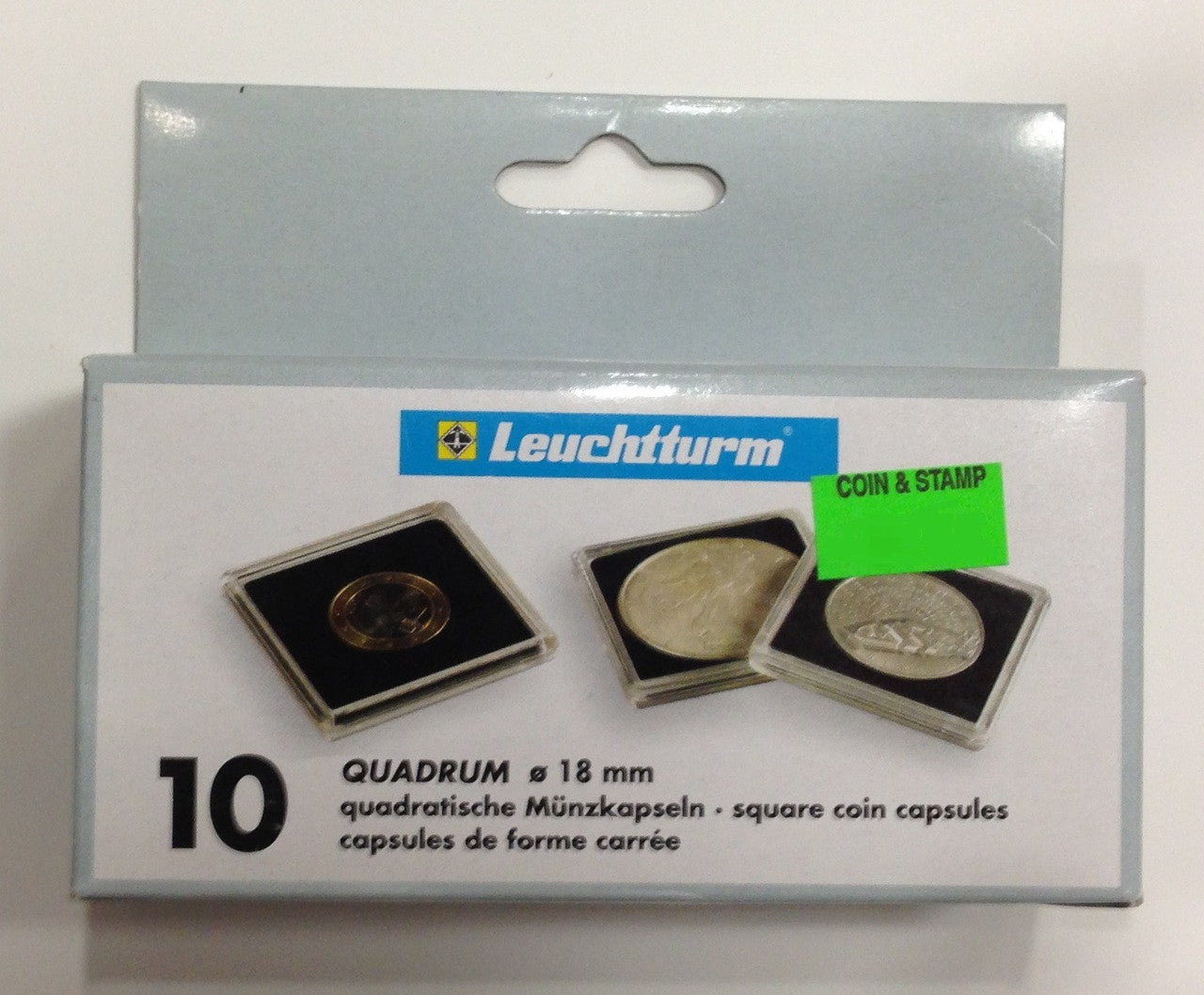 10-PACK SQUARE QUADRUM CAPSULES - 18mm