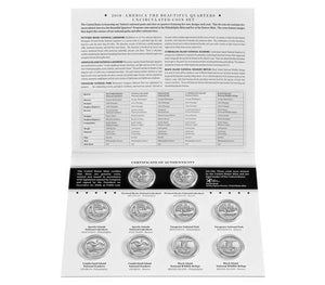 2018 AMERICA THE BEAUTIFUL UNCIRCULATED QUARTER SET - US MINT