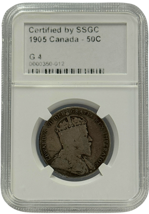 1905 50 CENT CANADA – G 4 – GRADED (350-012)