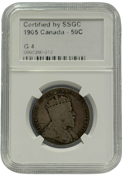 1905 50 CENT CANADA – G 4 – GRADED (350-012)