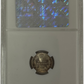 1910 5 CENT CANADA PL C/B POINTED LEAVES – AU 58 – GRADED