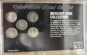 1916-1944 MERCURY DIME COLLECTION