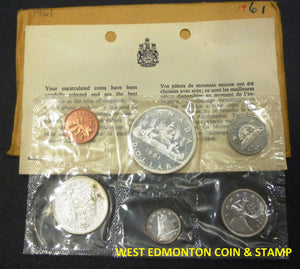 1961 UNCIRCULATED PROOF LIKE SET (SILVER)