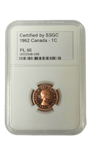 1962 1 CENT CANADA – PL 66 – GRADED (348-009)