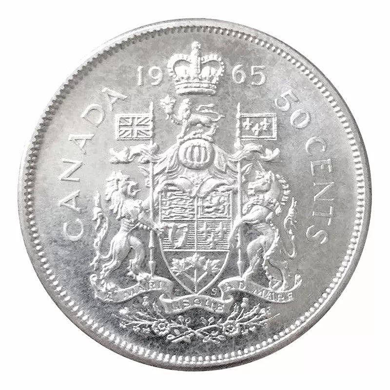 1965 50-CENT SILVER ROLL