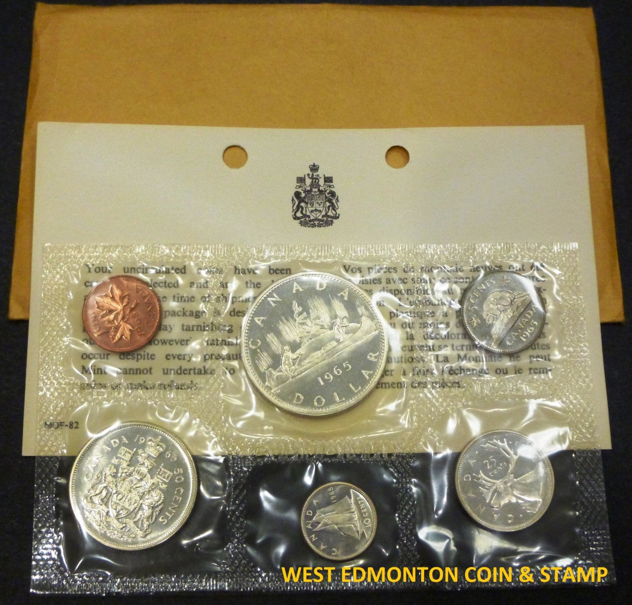 1965 UNCIRCULATED PROOF LIKE SET (SILVER)