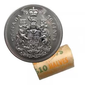 1962 50-CENT SILVER ROLL