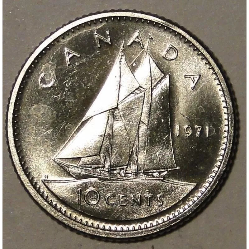 1971 10-CENT WRAP ROLL