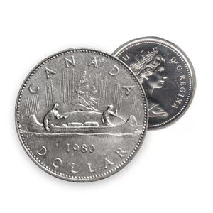 1980 1-DOLLAR VOYAGEUR ROLL