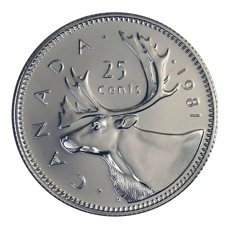 1981 25-CENT ORIGINAL ROLL