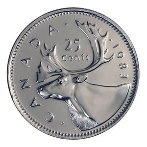 1983 25-CENT ORIGINAL ROLL