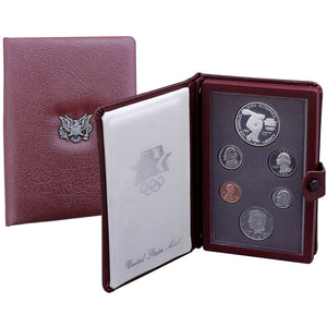 1983S - PRESTIGE PROOF SET OLYMPICS 6 COINS W/ BOX