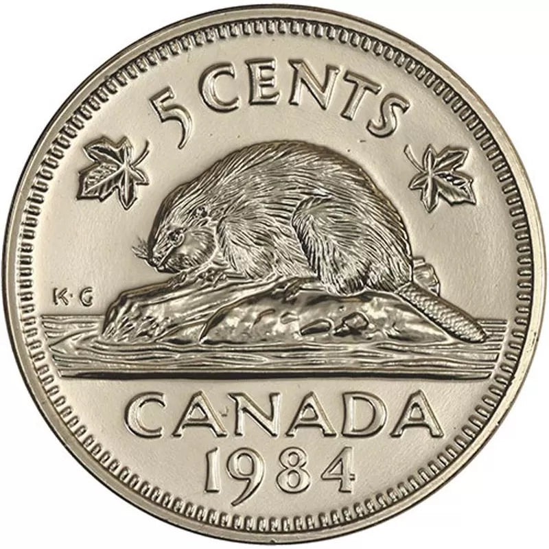 1984 5-CENT WRAP ROLL