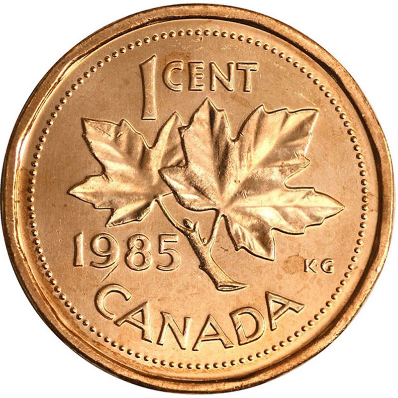 1985 1-CENT WRAP ROLL