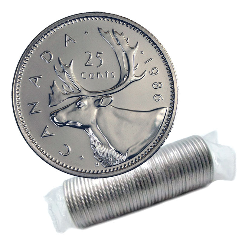 1986 25-CENT ORIGINAL ROLL
