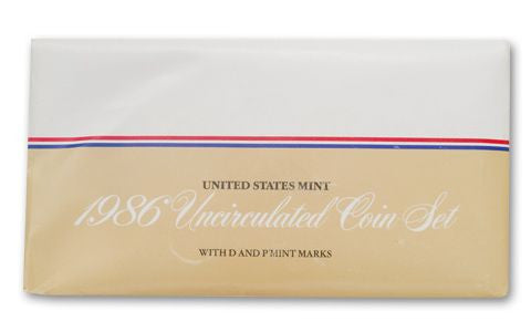 1986 - UNITED STATES MINT UNCIRCULATED COIN SET