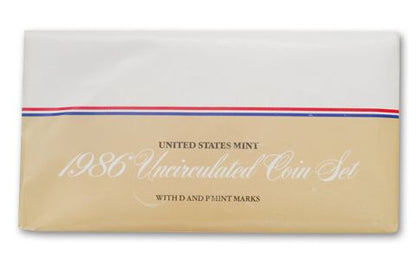 1986 - UNITED STATES MINT UNCIRCULATED COIN SET