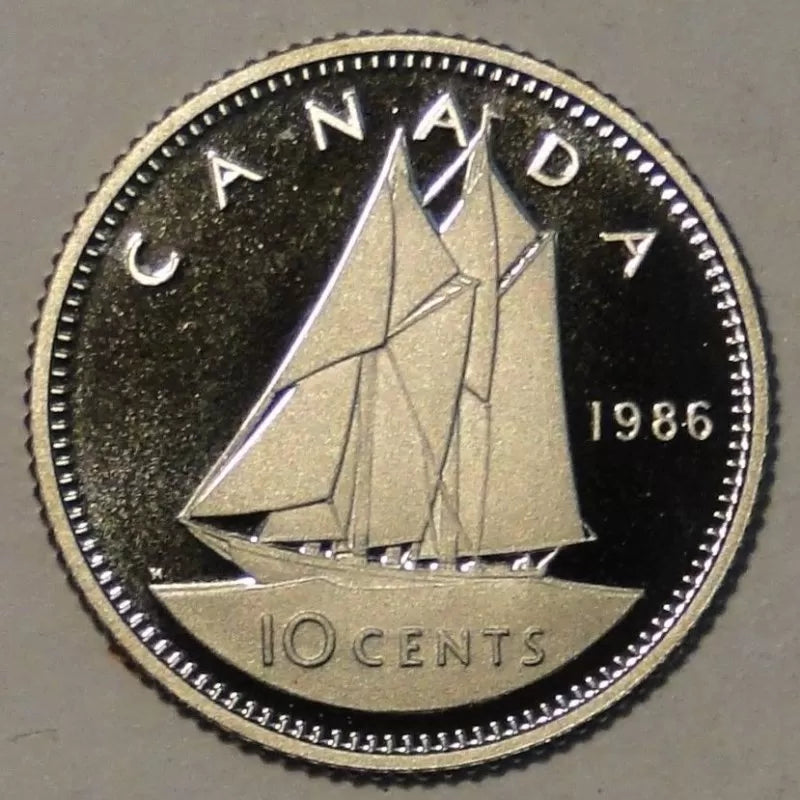 1986 10-CENT WRAP ROLL