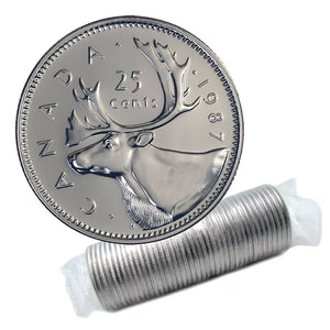 1987 25-CENT ORIGINAL ROLL