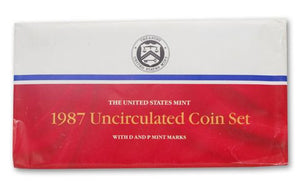 1987 - UNITED STATES UNCIRCULATED COIN SET