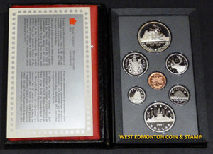 1987 PROOF DOUBLE DOLLAR SET