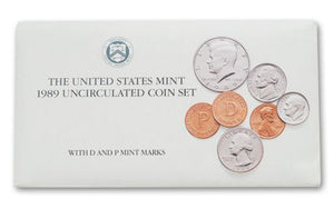 1989 - UNITED STATES MINT UNCIRCULATED COIN SET