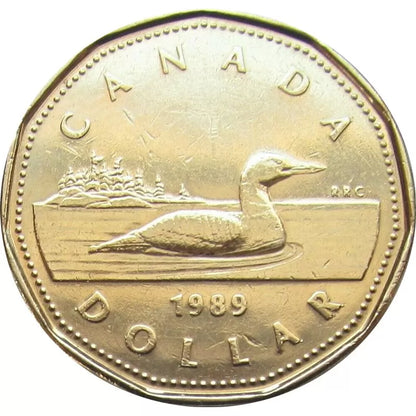 1989 1-DOLLAR LOONIE ROLL