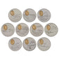 1990-1994 $20 AVIATION 10-COIN SET SERIES: POWER FLIGHT FIRST 50 YEARS STERLING SILVER (9oz total)