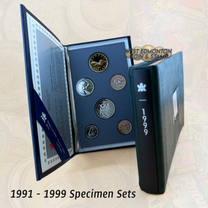 1991-1999 BUNDLE: SPECIMEN SET