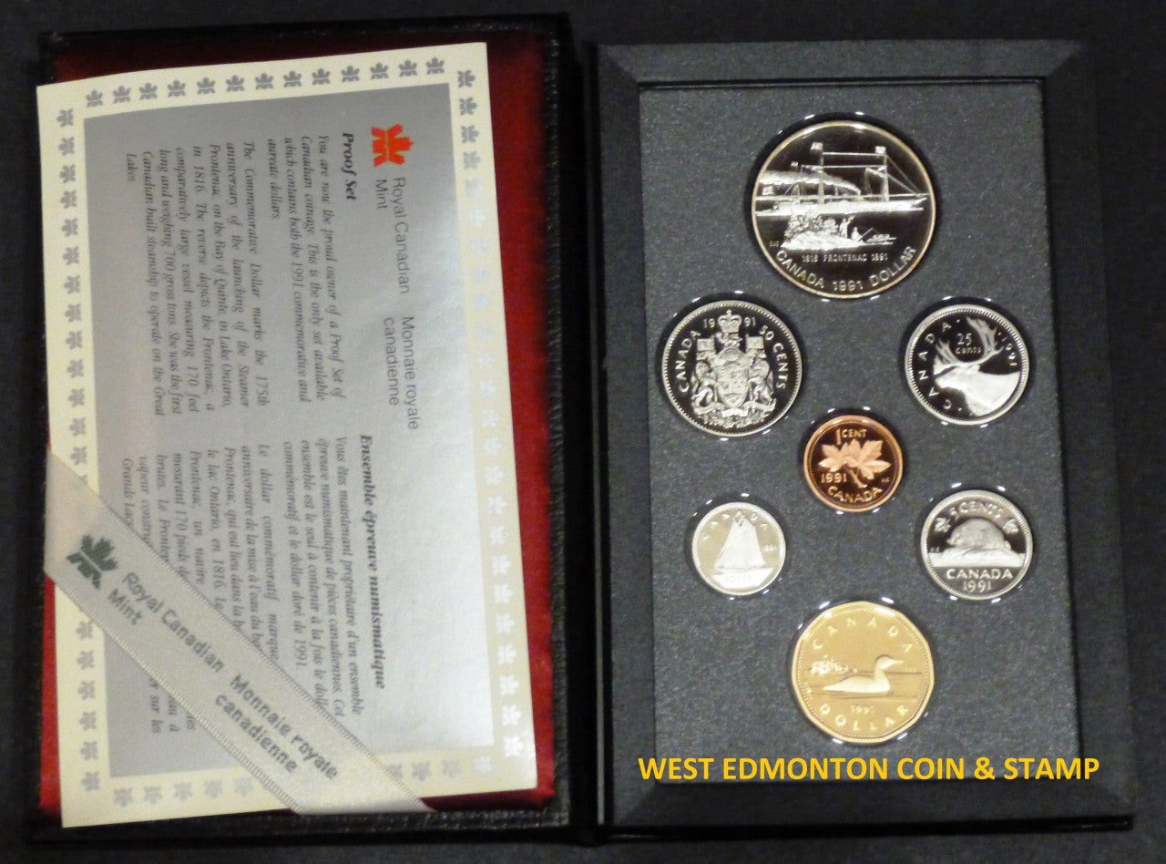 1991 PROOF DOUBLE DOLLAR SET