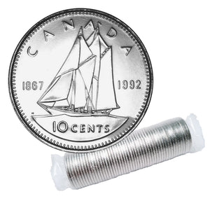 1992 10-CENT WRAP ROLL