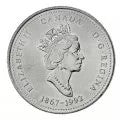 1992 - COMMEMORATIVE 25 CENTS ONTARIO STERLING SILVER PROOF COIN