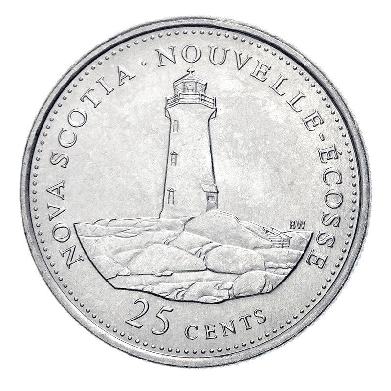 1992 NOVA SCOTIA 25-CENT ROLL