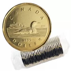 1995 1-DOLLAR LOONIE ROLL