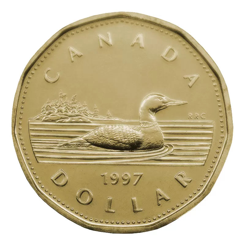 1997 1-DOLLAR LOONIE ROLL