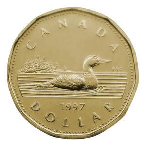 1997 1-DOLLAR LOONIE ROLL