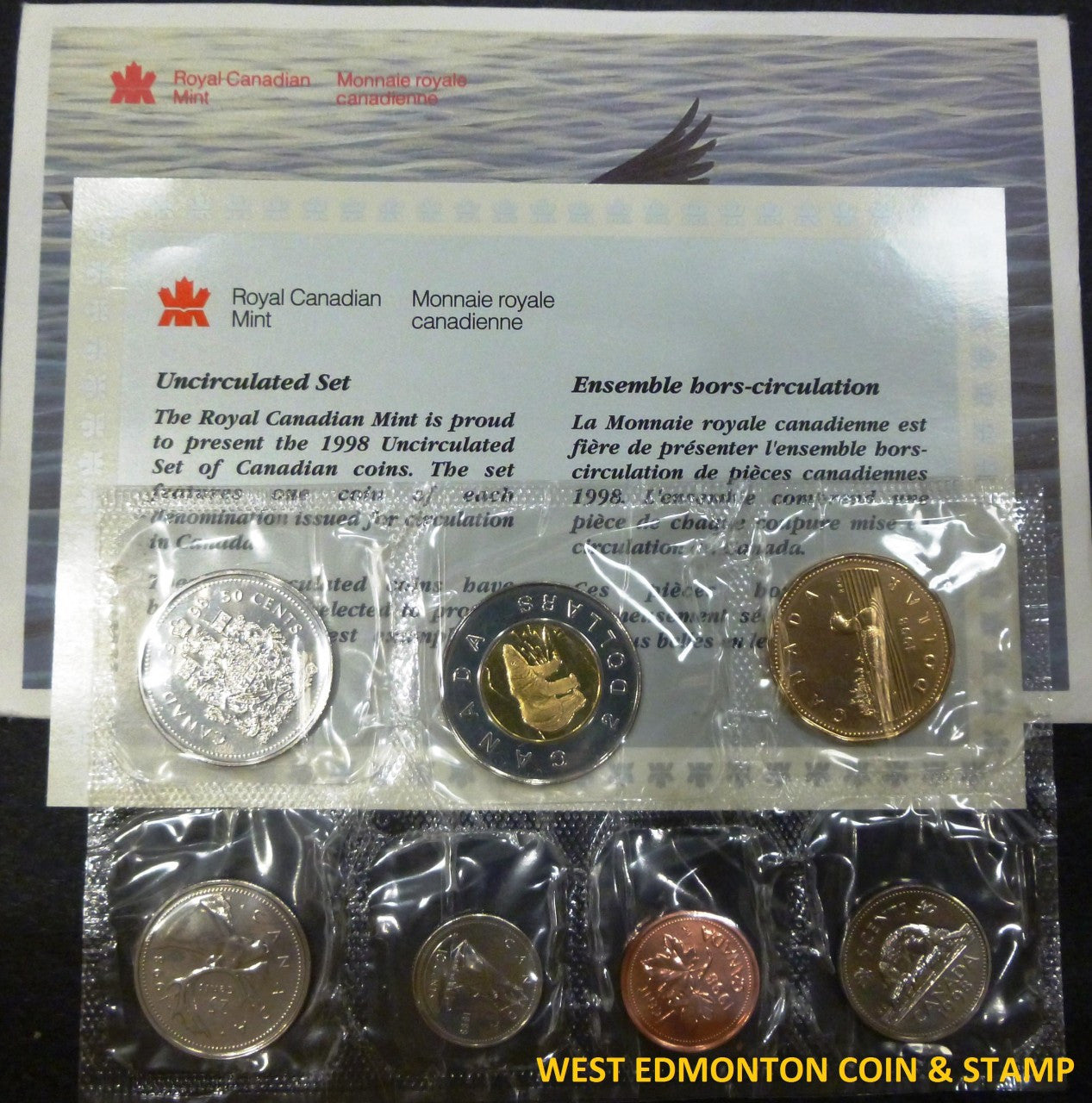 1998 UNCIRCULATED PROOF LIKE SET