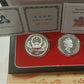 1998 1oz $5 NORMAN BETHUNE 60TH ANNIVERSARY OF HIS ARRIVAL IN CHINA (TONED, OUTER BOX STAINS)