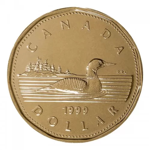 1999 1-DOLLAR LOONIE ROLL
