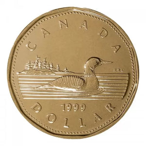 1999 1-DOLLAR LOONIE ROLL