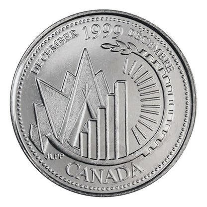 1999 DECEMBER 25-CENT ROLL - THIS IS CANADA