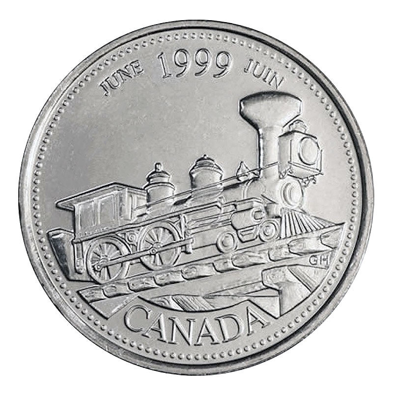 1999 JUNE 25-CENT ROLL - FROM COAST TO COAST