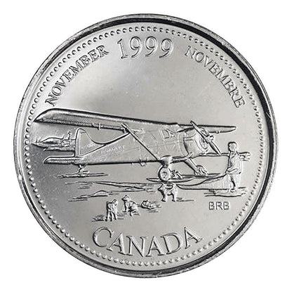 1999 NOVEMBER 25-CENT ROLL - THE AIR PLANE OPENS THE NORTH
