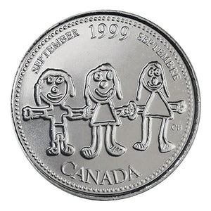 1999 SEPTEMBER 25-CENT ROLL - CANADA THROUGH A CHILD'S EYE