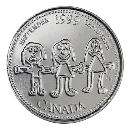 1999 SEPTEMBER 25-CENT ROLL - CANADA THROUGH A CHILD'S EYE