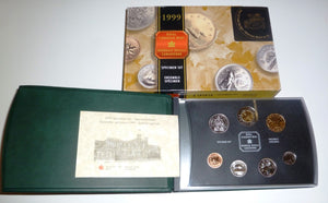 1999 7-COIN SPECIMEN SET - NUNAVUT TOONIE