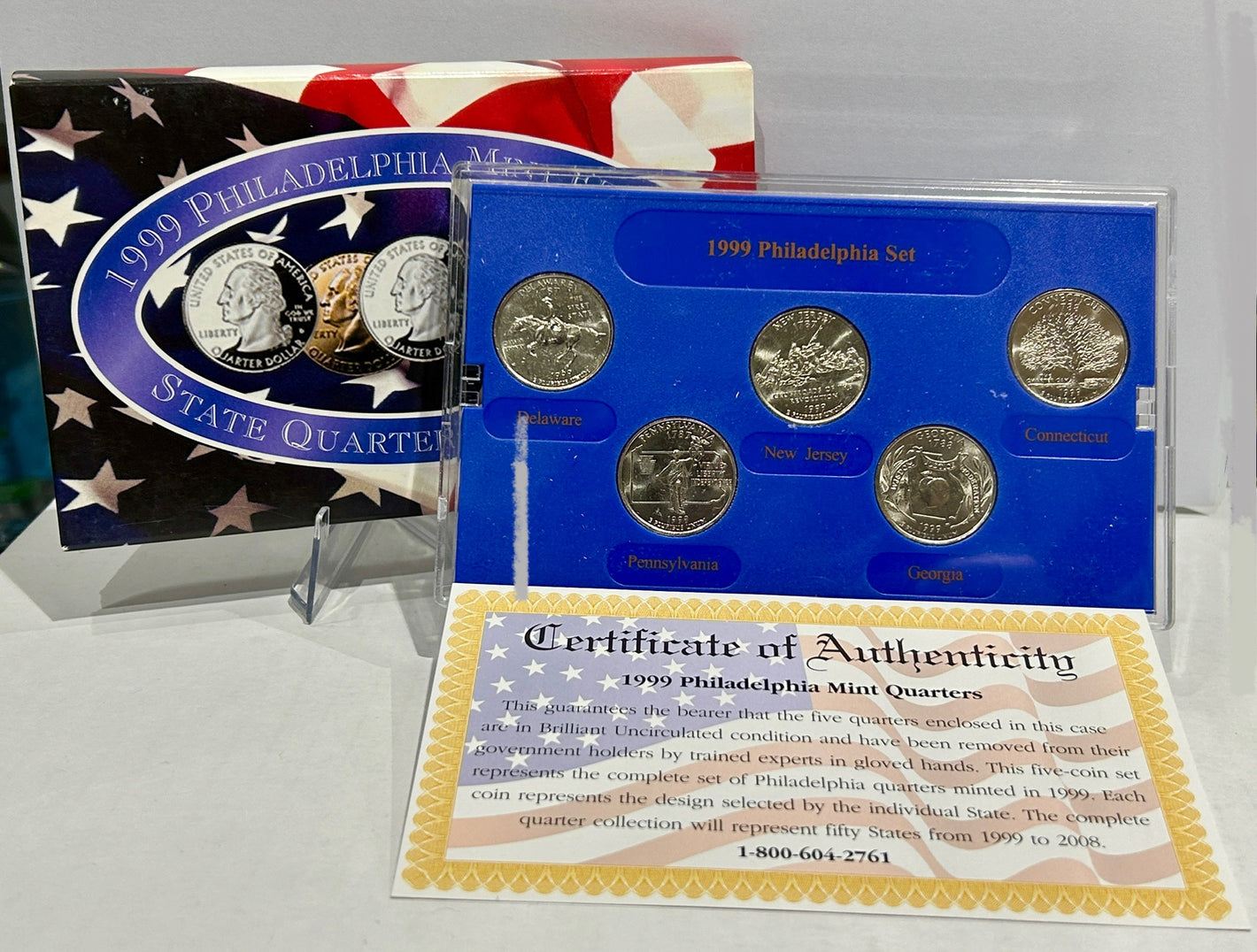 1999 PHILADELPHIA MINT EDITION STATE QUARTER COLLECTION