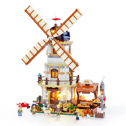 [PRE-ORDER] DUTCH WINDMILL MILLHOUSE LUMIBRICKS