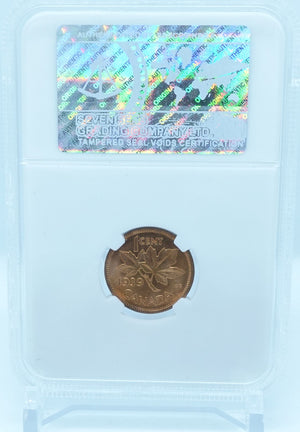 1939 1 CENT CANADA – MS 65 – GRADED (346-002)